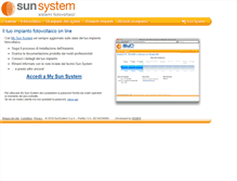 Tablet Screenshot of my.sunsystem.it